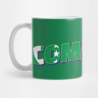 Comoros vintage style retro souvenir Mug